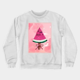 Festive Piece of Watermelon Crewneck Sweatshirt